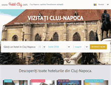 Tablet Screenshot of hotel-cluj.com